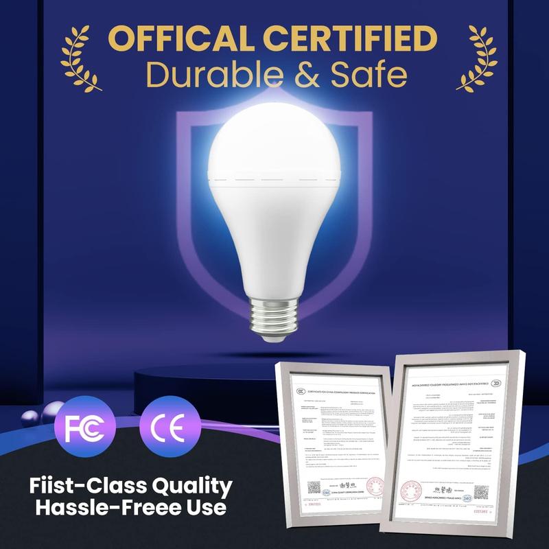 Rechargeable Emergency Light Bulbs